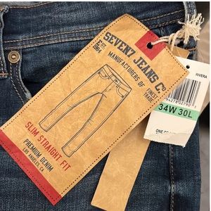 Men’s Vintage Seven7 ‘Slim Straight Leg’ Jeans